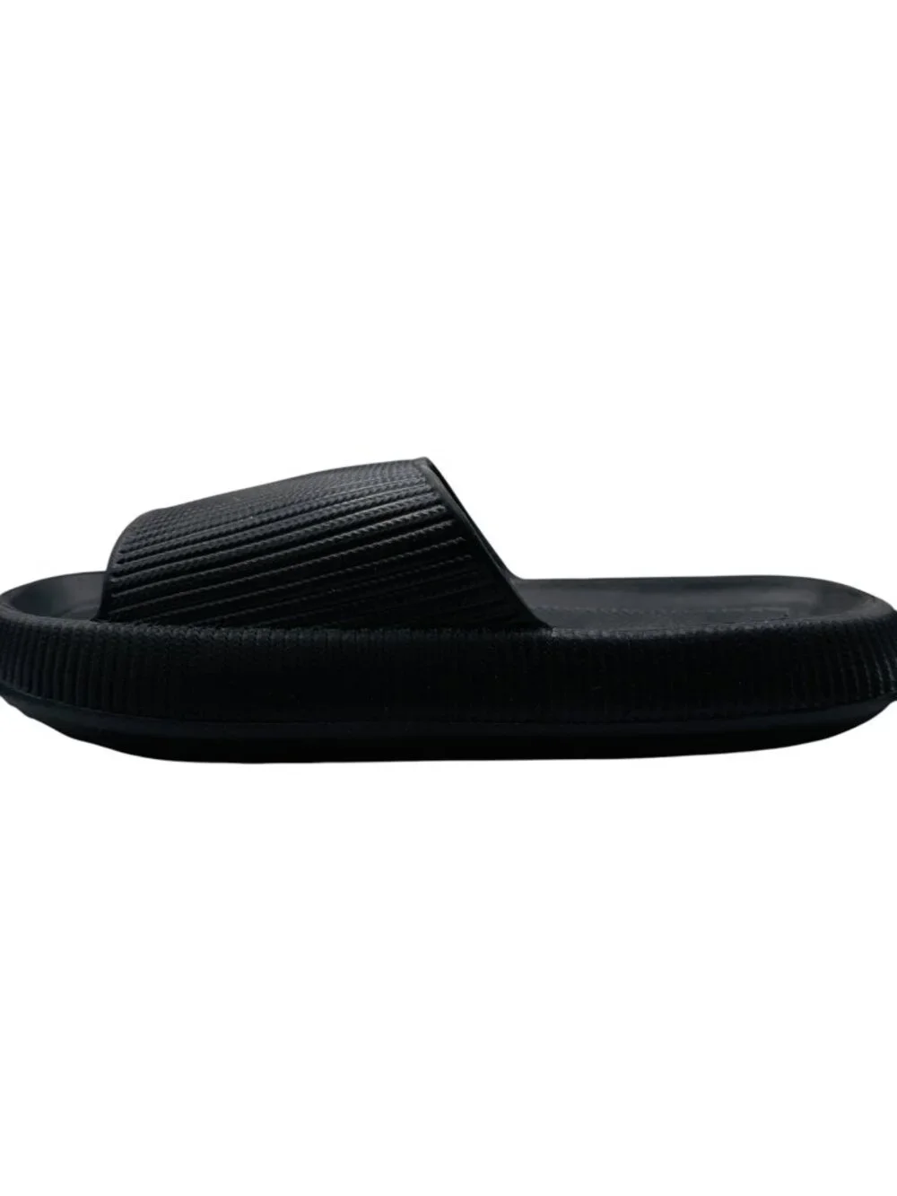 Freestyle Black Slide Sandals Mens Size 46-47 Lightweight Slip-On Shoes
